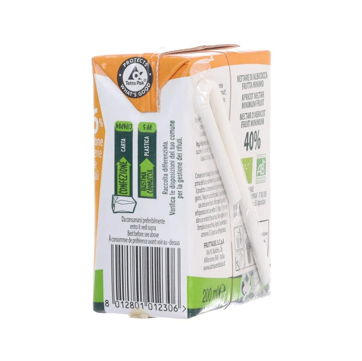 ALMAVERDE Organic Apricot Nectar  (200mL)