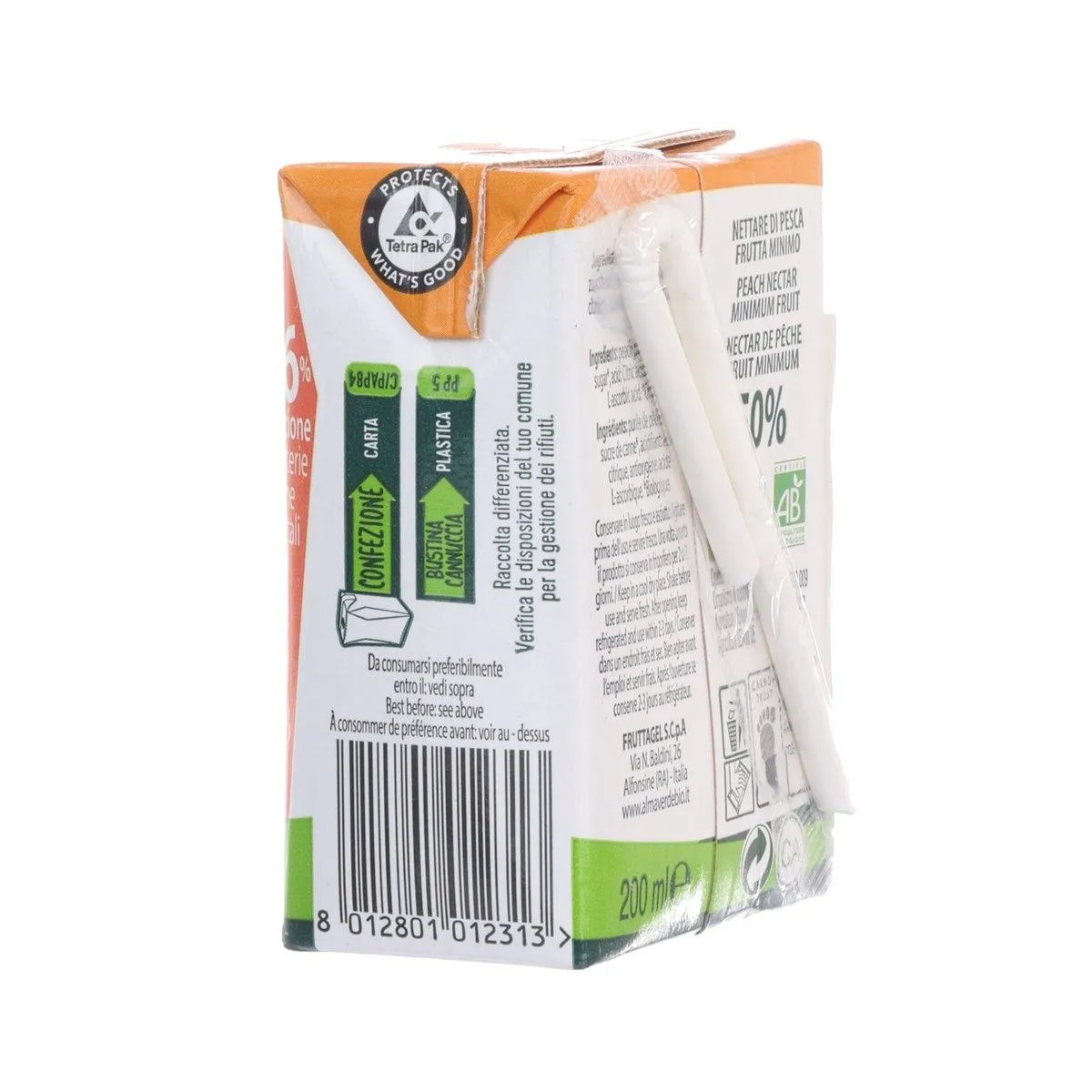ALMAVERDE Organic Peach Nectar  (200mL)