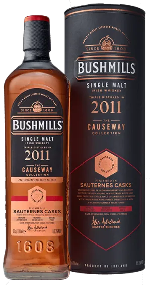 Bushmills Causeway 2011 Sauternes CS 70clBtl