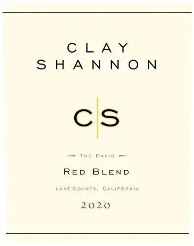 Clay Shannon 2020 "The David" Lake County Red Blend Taylors Wines