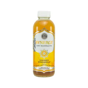 GT'S Synergy Organic Kombucha Drink - Golden Pineapple  (473mL)