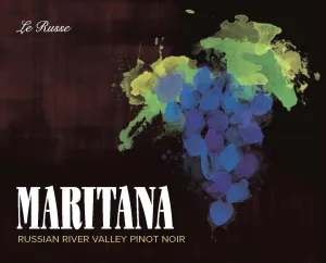 Maritana 2020 "Le Russe" Russian River Pinot Noir Taylors Wines