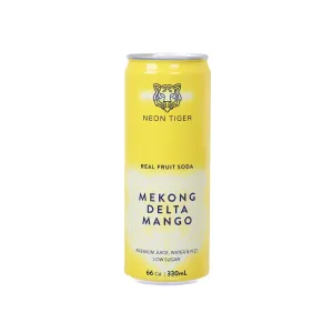 NEON TIGER Real Fruit Soda - Mekong Delta Mango [Can]  (330mL)