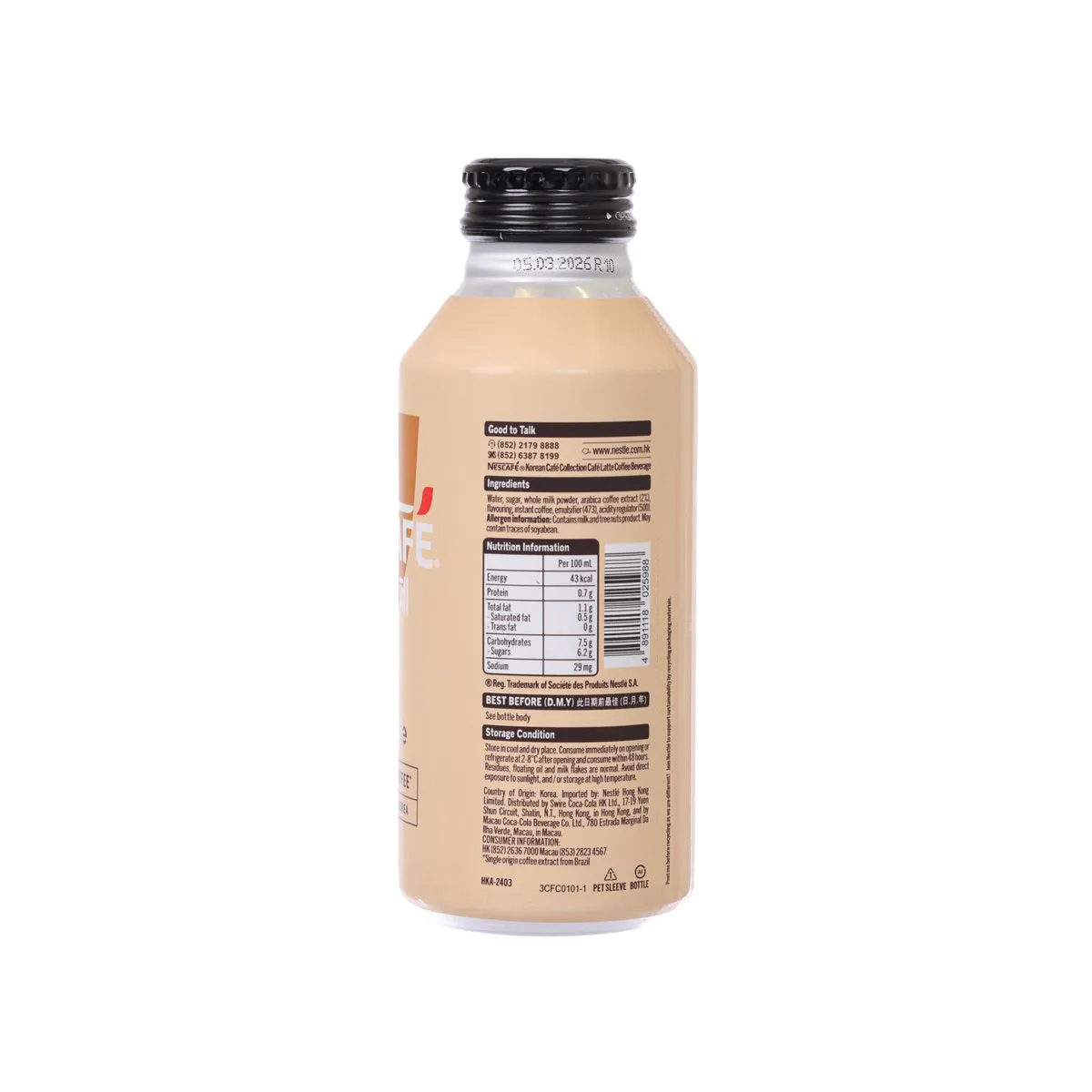 NESCAFE Caf Latte Coffee Beverage  (370mL)