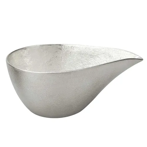 Nousaku Katakuchi Sake Server Tinware - Silver 365ml