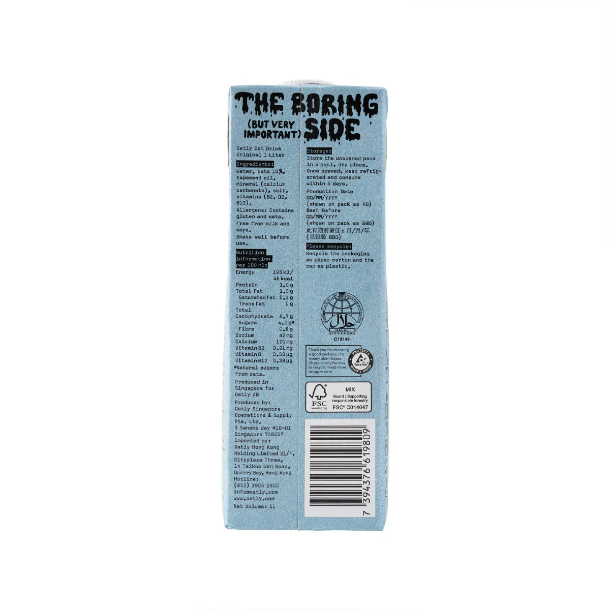 OATLY Oat Drink - Original  (1L)
