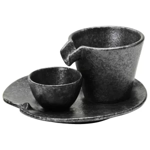 Shizuru Cold Sake Set - Black