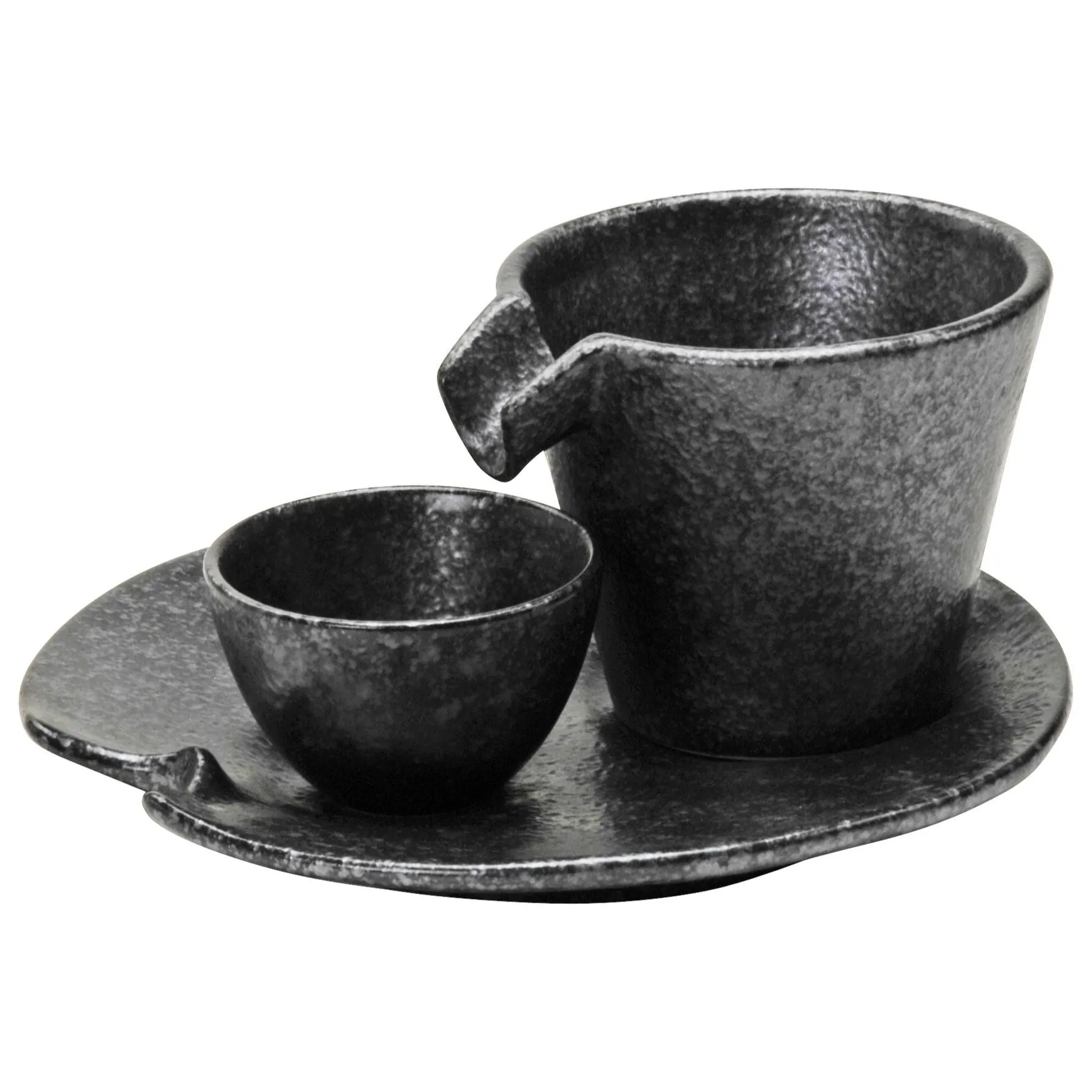 Shizuru Cold Sake Set - Black