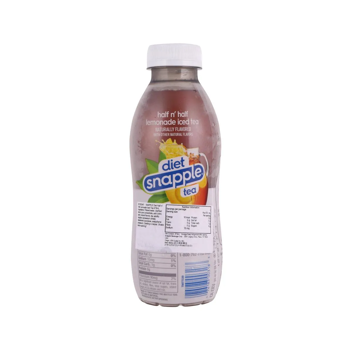 SNAPPLE Zero Sugar Half n' Half Lemonade Iced Tea  (473mL)