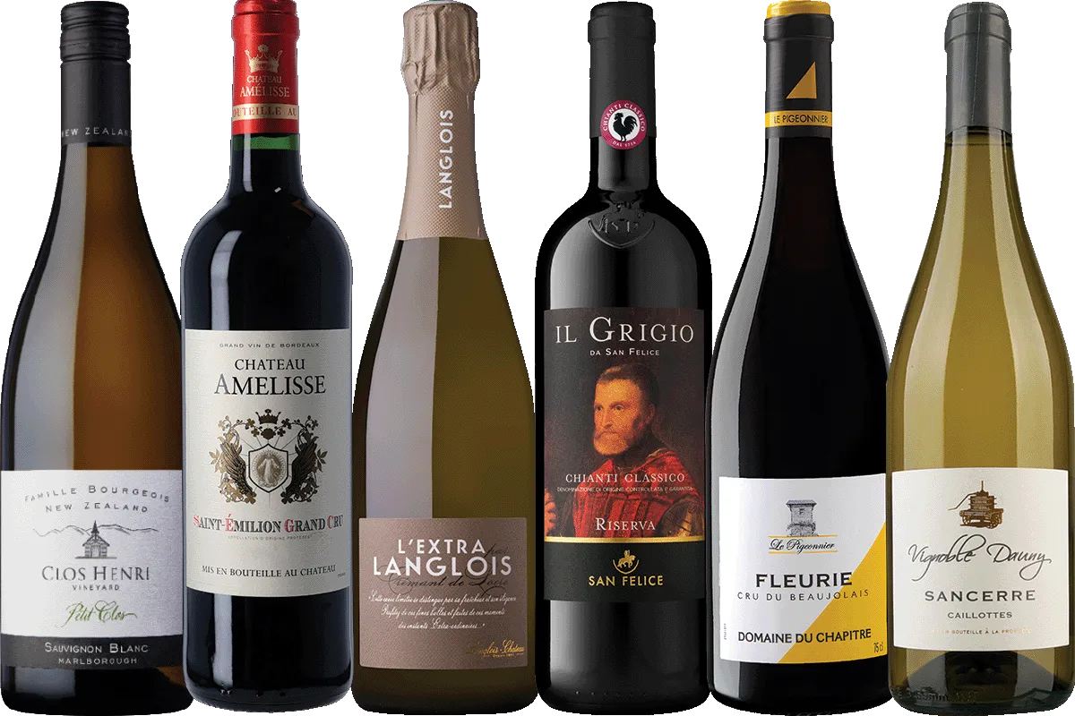 The Deluxe Selection - 6 Bottle Mixed Wine Case