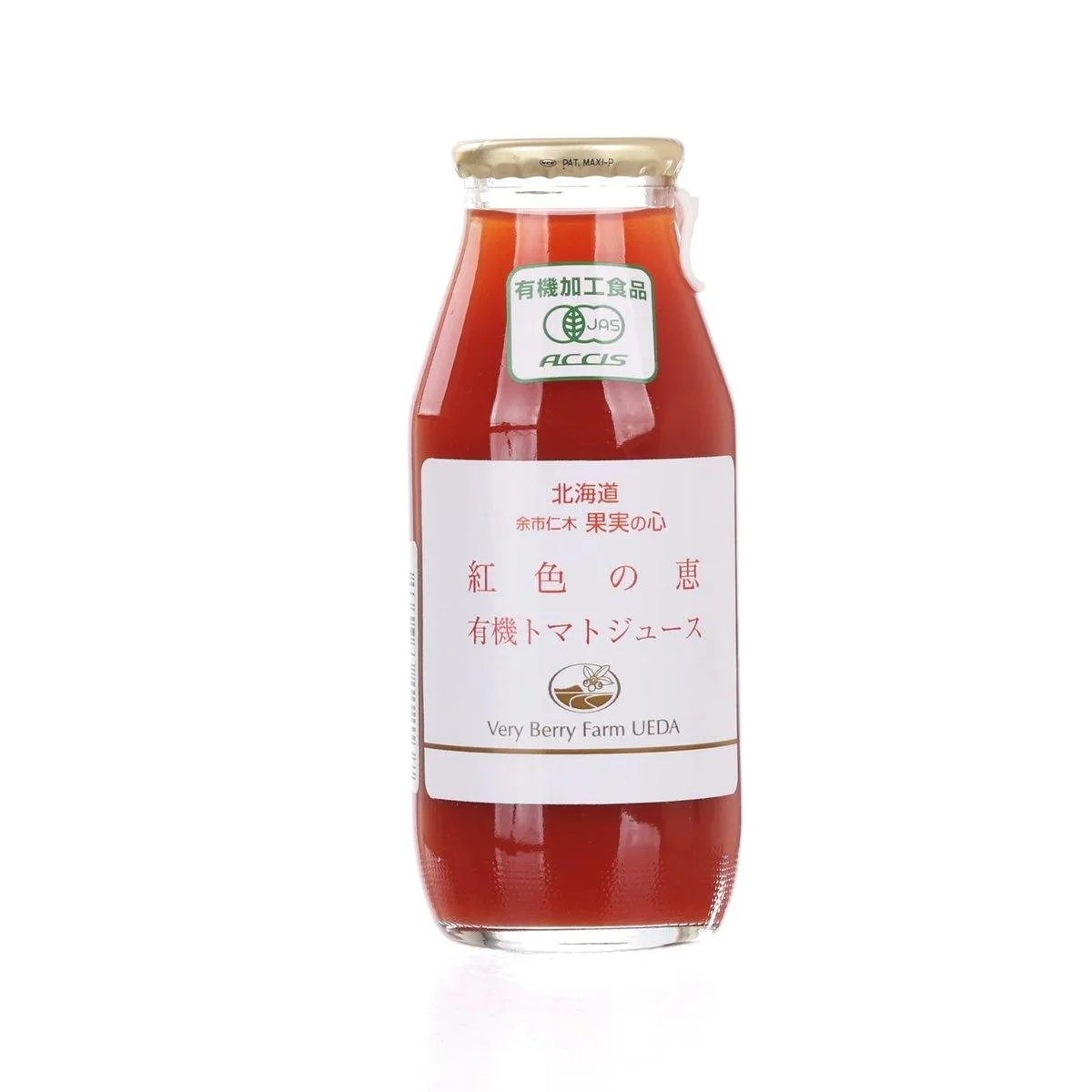 VERY BERRY FARM UEDA Organic Tomato Juice  (180mL)