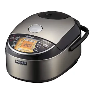 Zojirushi NP-NWC10 5.5-Cup Pressure Induction Heating Rice Cooker and Warmer (Made in Japan)